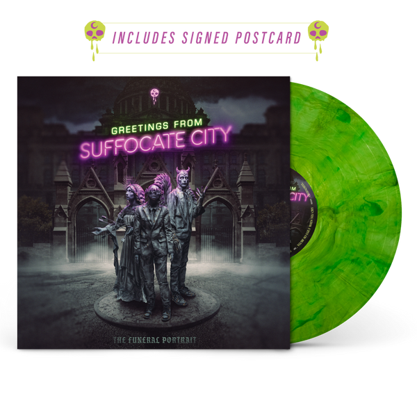 The Funeral Portrait - Greetings From Suffocate City Better Noise Exclusive Green Slime Vinyl