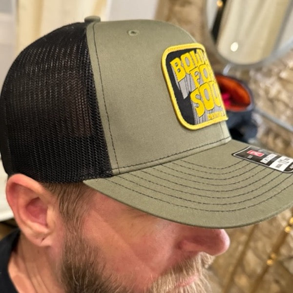 Bowling For Soup - Olive and Black Custom Trucker Hat
