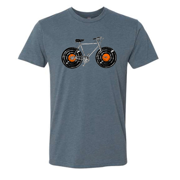 Joshua Radin - One Day Home Bicycle Tee - Indigo