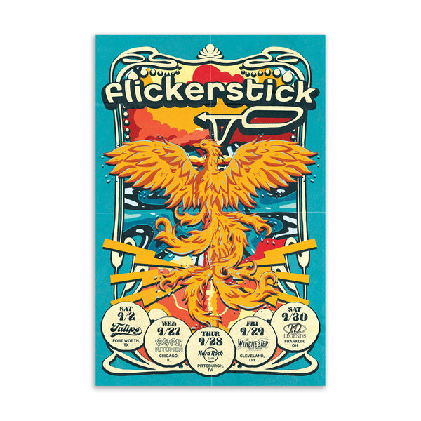 Flickerstick - Phoenix Fall 2023 Tour Poster