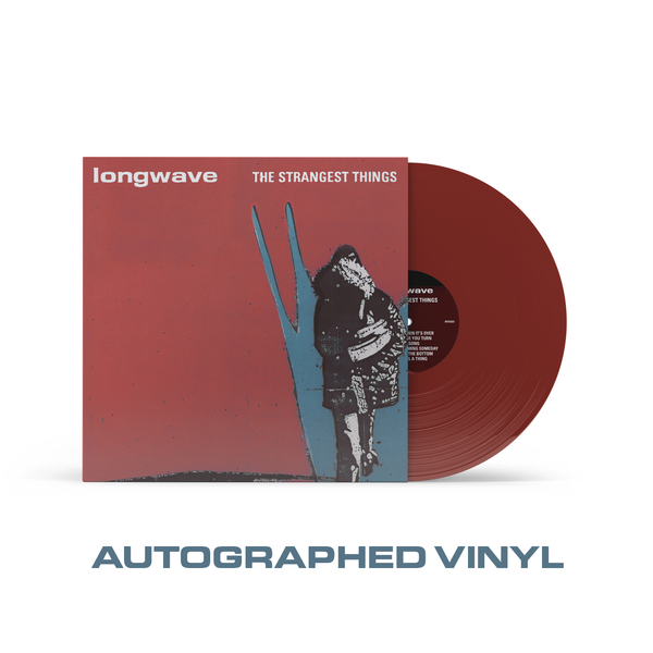 Longwave - The Strangest Things Autographed Vinyl + Tee Bundle