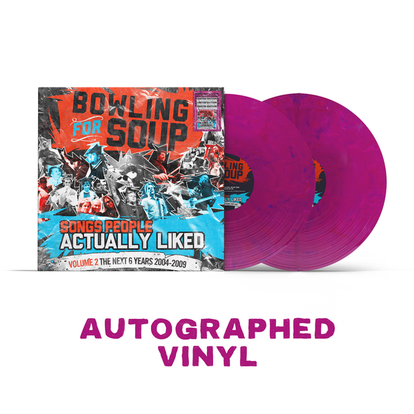 Bowling For Soup - Songs People Actually Liked - Volume 2 Autographed Vinyl
