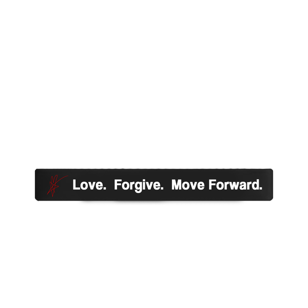 Justin Furstenfeld - Move Forward Black Wristband