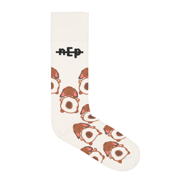 Nep - Bagel Dog Crew Socks