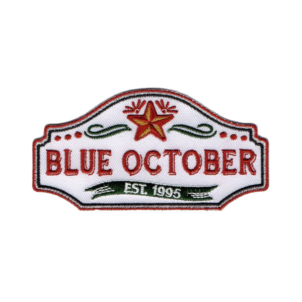 Blue October - Established 1995 Logo Patch