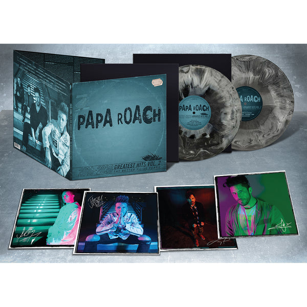 Papa Roach - Greatest Hits Vol. 2 The Better Noise Years Deluxe Black  and  White Explosion Vinyl