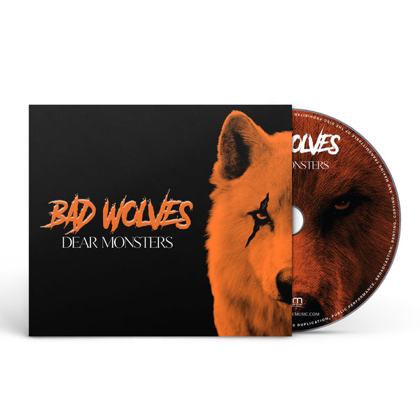 Bad Wolves - Dear Monsters Indie Exclusive CD - Orange Wolf