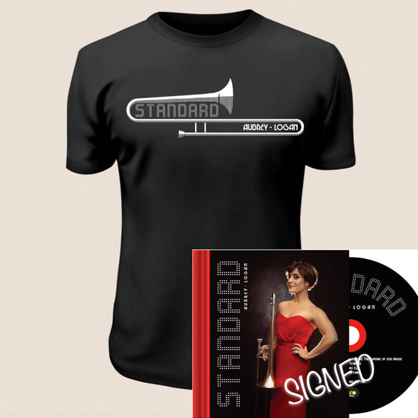 Aubrey Logan - Signed Standard Vinyl + Tee