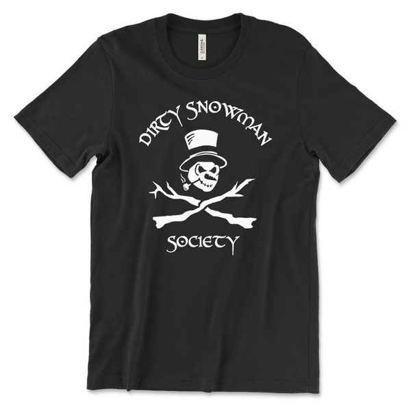 Dirty Snowman Society - Skull and Crossbones Crewneck Tee
