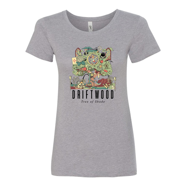 Driftwood - Tree Of Shade Ladies Tee (grey)