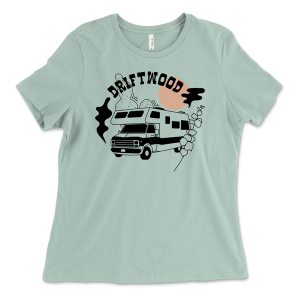 Driftwood - Womens Dusty Blue RV Sun Tee