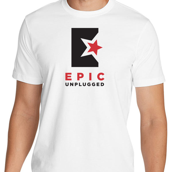 Epic Unplugged - Logo Tee (White)
