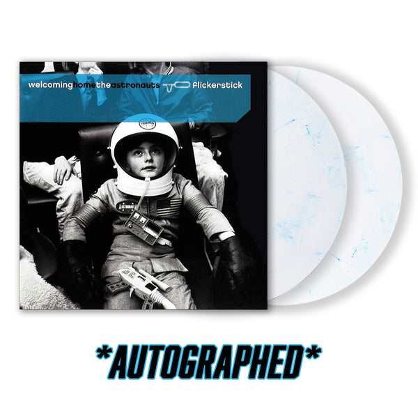 Flickerstick - Limited Edition Autographed Welcoming Home The Astronauts Swirl LP