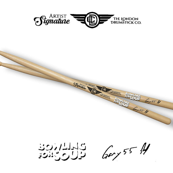 Bowling For Soup - Exclusive Gary Wiseman Signature Drum Sticks