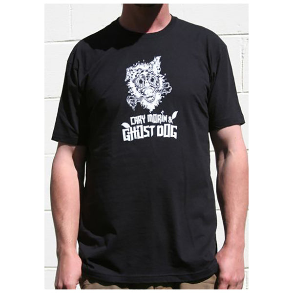 Cary Morin - Ghost Dog Tee (Black with White Logo)