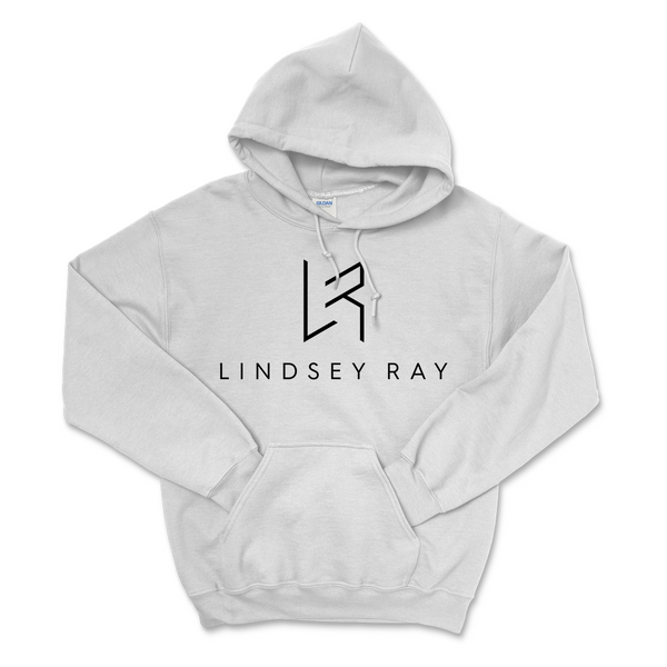 Lindsey Ray - LR Logo Hoodie - White/Black