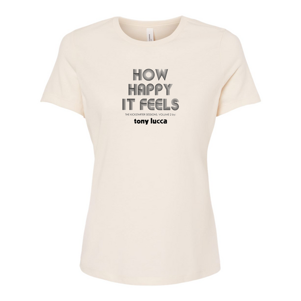 Tony Lucca - How Happy It Feels Womens Tee