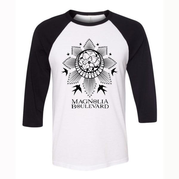 Magnolia Boulevard - Black Baseball Tee