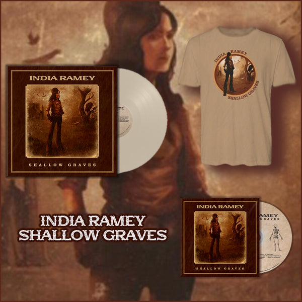 India Ramey - Signed Vinyl Signed CD and Tee Bundle