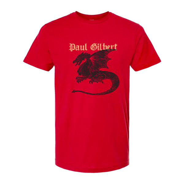 Paul Gilbert - Dragon Tee - Red
