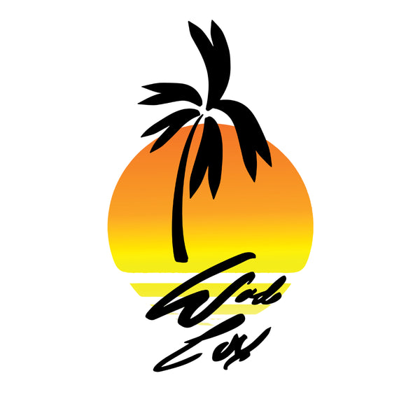 Ski With Wade - Vinyl Palm Tree Logo Sticker