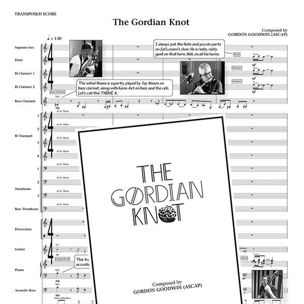 Gordon Goodwin's Big Phat Band - The Gordian Knot Souvenir Score Book