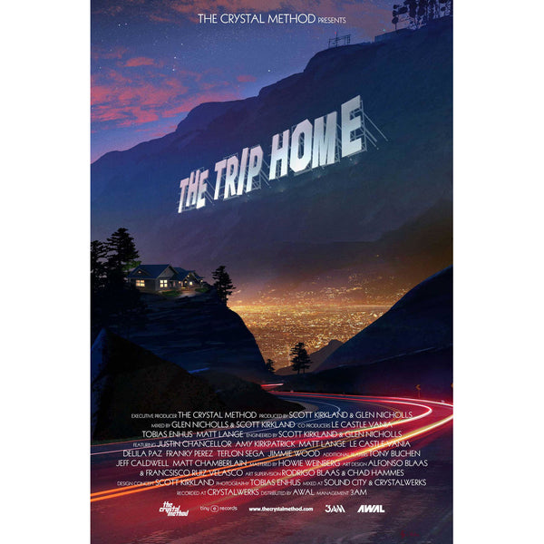 The Crystal Method - Exclusive SIGNED The Trip Home Movie Style Poster