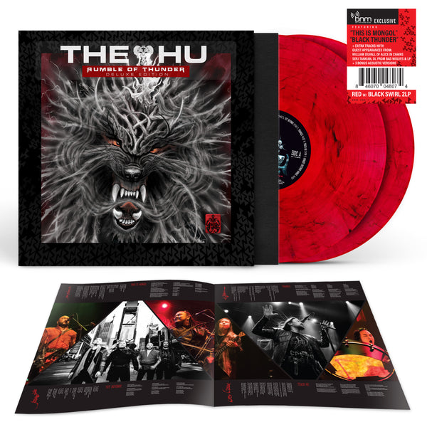 The Hu - Rumble Of Thunder Deluxe Better Noise Exclusive Red Swirl Vinyl