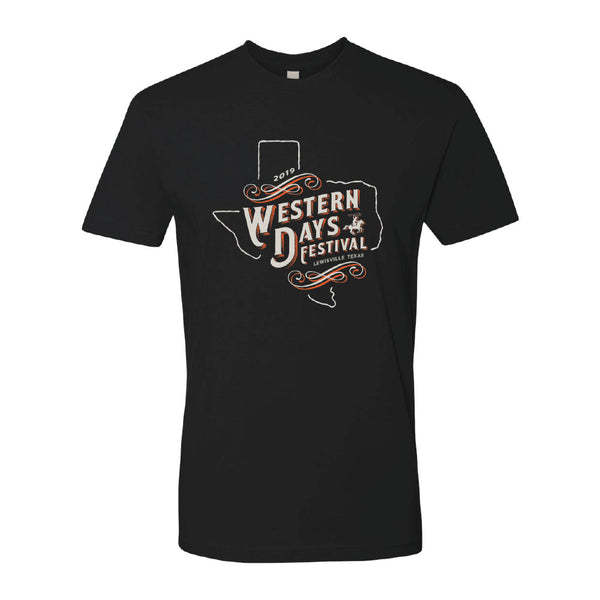 Lewisville Western Days - Festival Tee (Black)