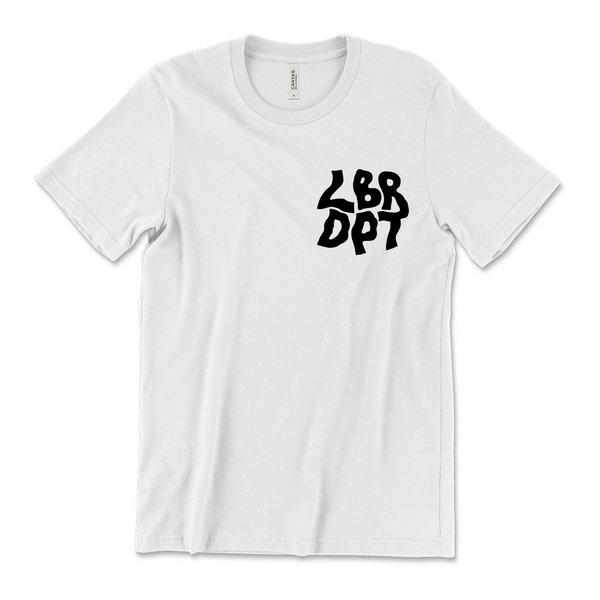 LBR DPT - White Logo Tee
