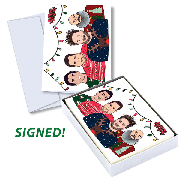 Bowling For Soup - Signed Ugly Sweater Holiday Card Set