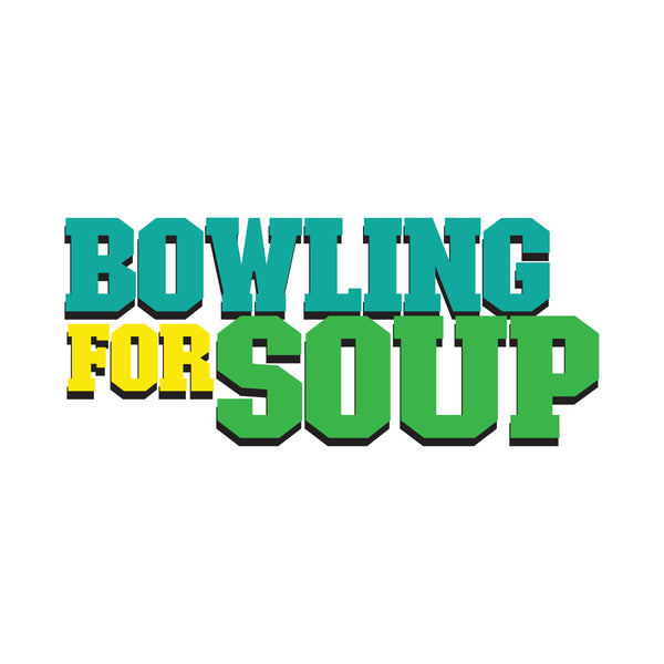 Bowling For Soup - Blue and Green Logo Sticker