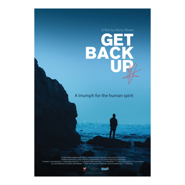 Blue October - Get Back Up Autographed Movie Poster
