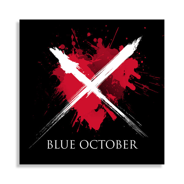 Blue October - Heart X Sticker