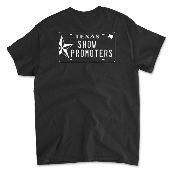 Throwback Texas Show Promoters License Plate Tee