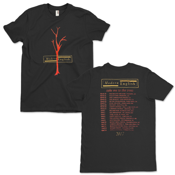 Modern English - Trees Album Tee with 2017 Tour Dates