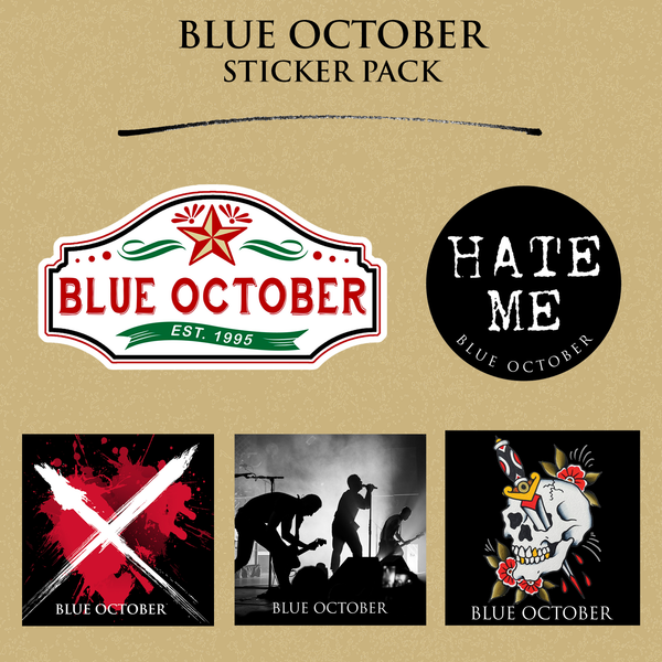 Blue October - Sticker Pack