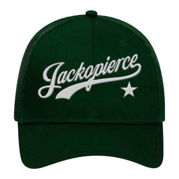 Jackopierce - Star Logo Trucker Hat (Dark Green)
