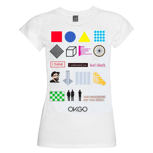 OK Go - Ladies The Writing’s On the Wall Video Tee