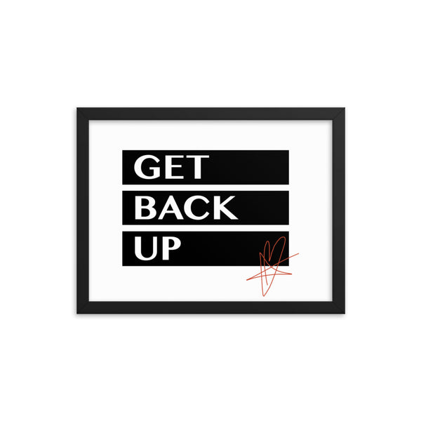 Justin Furstenfeld - Signature Series Get Back Up Poster