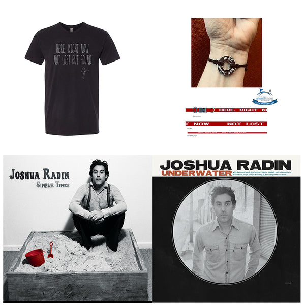 Joshua Radin - NSALA Bracelet + Tee Charity Bundle