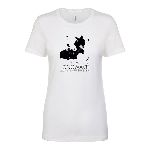 Longwave - Secrets Are Sinister Ladies Tee (White)