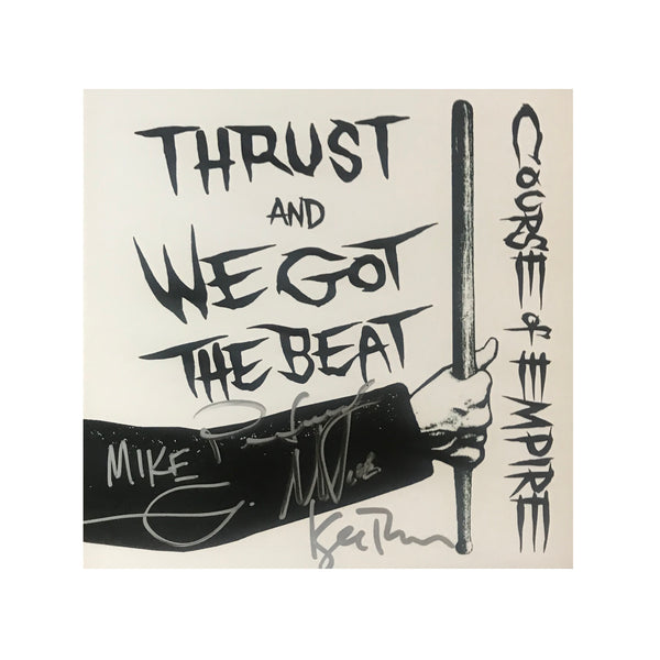Course OF Empire - Autographed Thrust and We Got The Beat CD Single