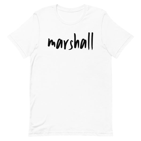 Marshall - White Logo Tee