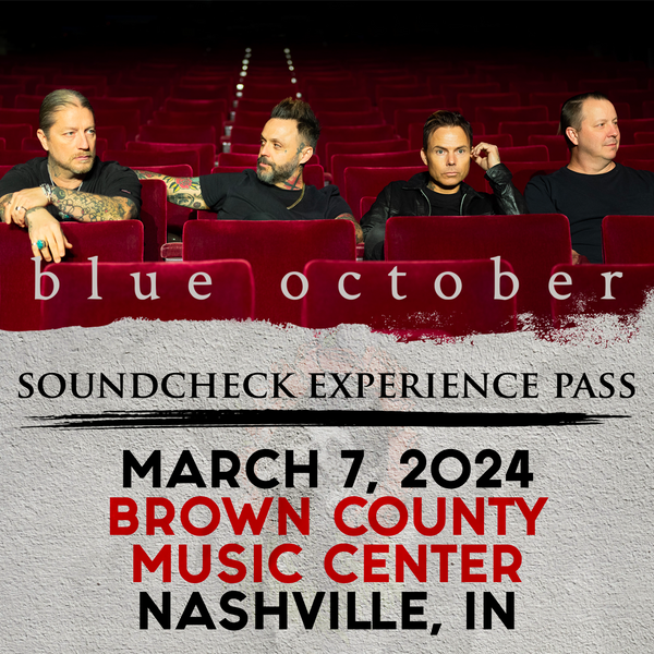 Blue October - Soundcheck Experience - 03/07 - Brown County Music Center - Nashville, IN (5:00pm)