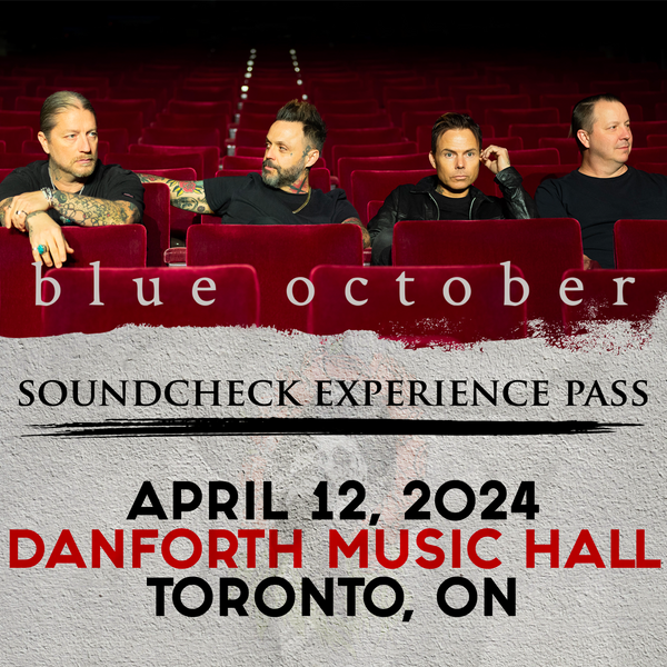 Blue October - Soundcheck Experience - 04/12 - Danforth Music Hall - Toronto, ON (5:00pm)