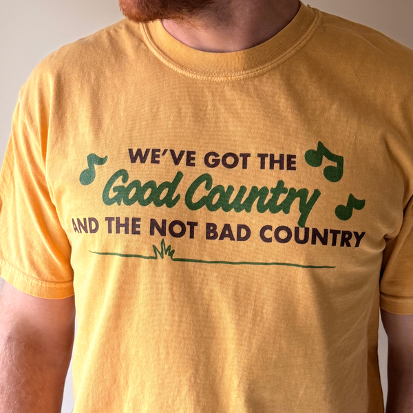 BGS x NOT BAD DESIGN STUDIOS - Limited Edition GOOD COUNTRY Tee