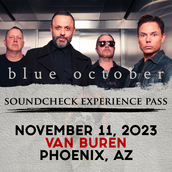 Blue October - Soundcheck Experience - 11/11 - The Van Buren - Phoenix, AZ (5:00pm)
