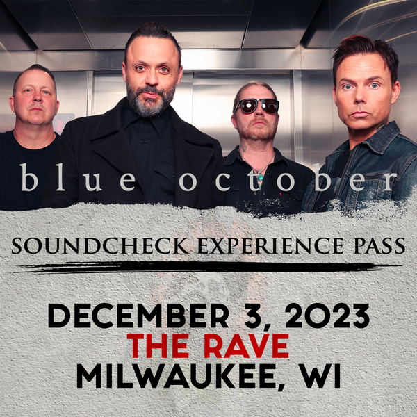 Blue October - Soundcheck Experience - 12/03 - The Rave - Milwaukee, WI (5:00pm)