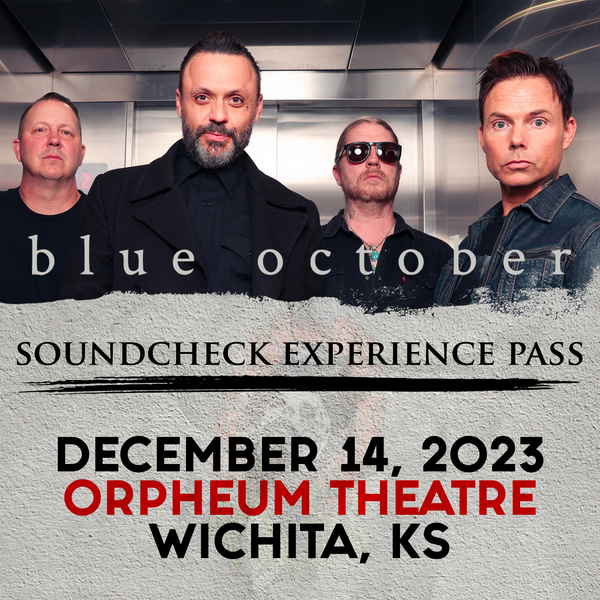 Blue October - Soundcheck Experience - 12/14 - Orpheum Theatre - Wichita, KS (5:00pm)